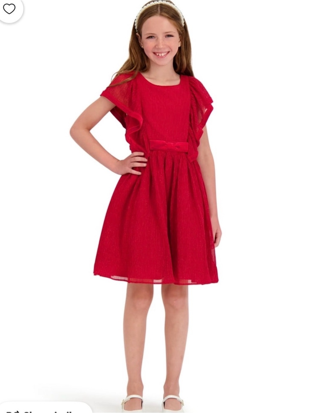 NWT Kensie girl sz 16 party dress holiday red 1979